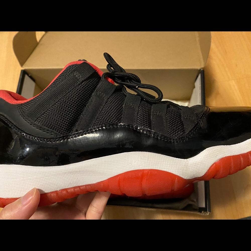 Air Jordan 11 Retro Low BG (Bred 11s) - Picture 2 of 5